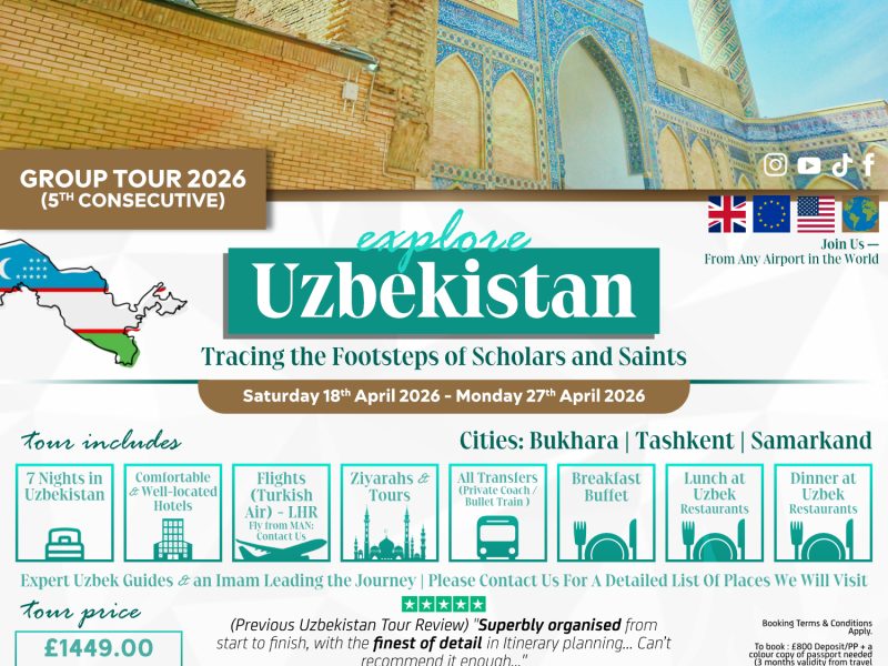Uzbekistan Tour 2026 Flyer